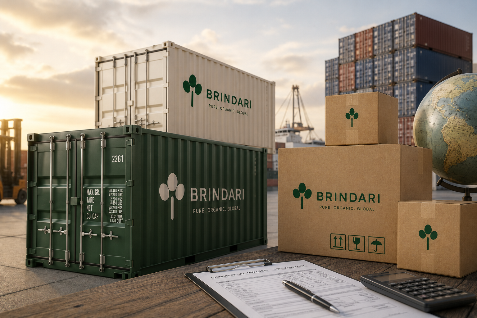 Shipping and freight at origin